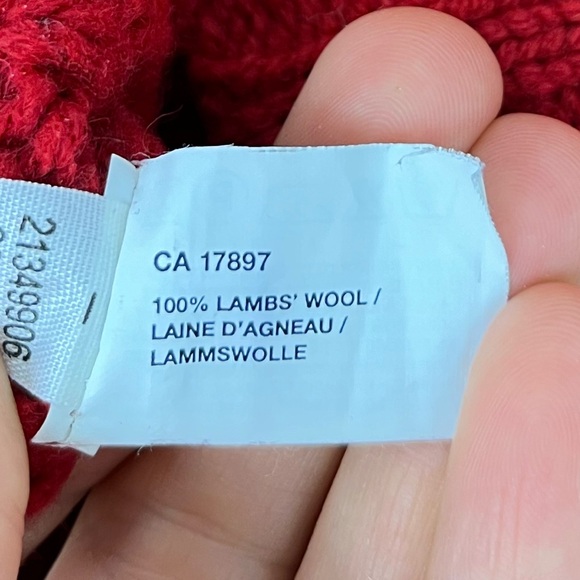 Vintage Gap Chunky Knit Wool Zip Up Sweater Sz S - Picture 7 of 7